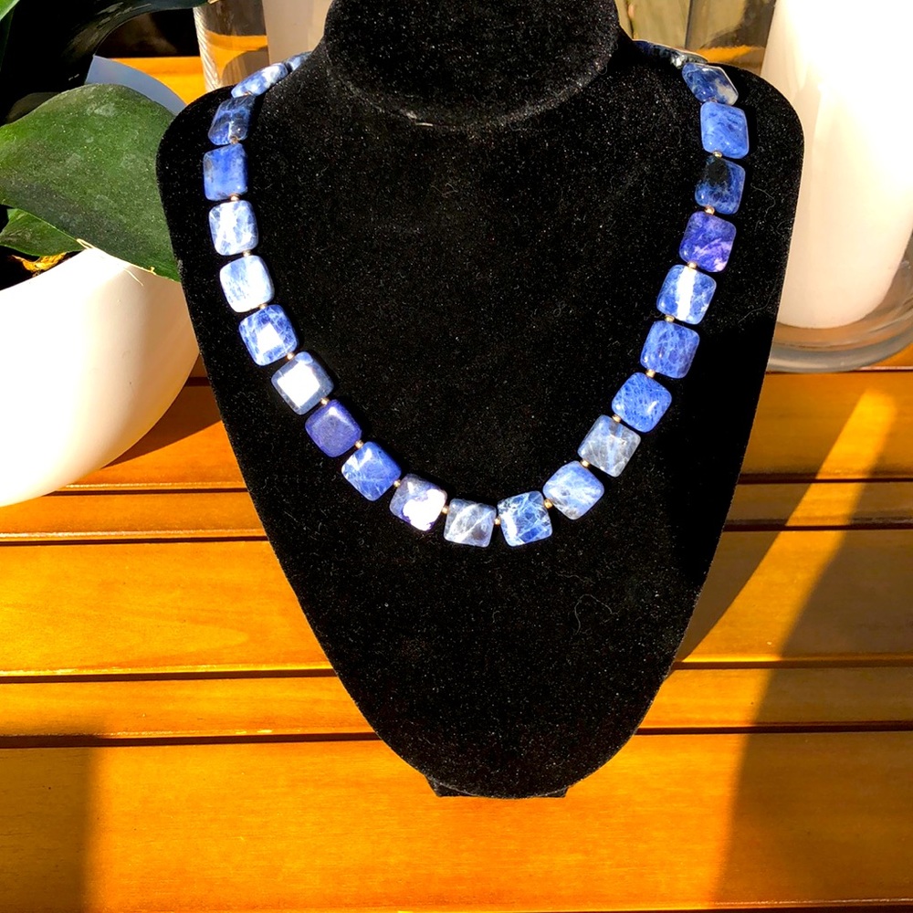 Loft Blue Statement Necklace